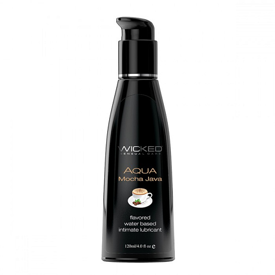 Кофейный лубрикант на водной основе со вкусом Mocha Java, 120 мл
