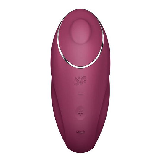 Вибростимулятор с функцией "жидкий воздух" Tap & Climax 1 Satisfyer, красный