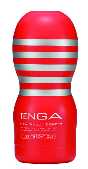 Мастурбатор с имитацией орального секса Tenga Deep Throat