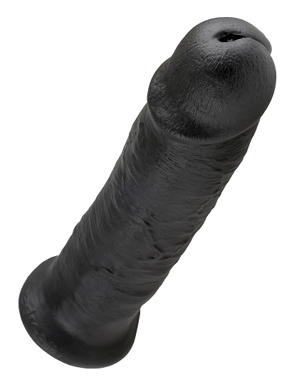 Фаллоимитатор-гигант на присоске King Cock 10 Cock, 23 см, черный
