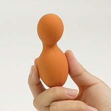 Мини-вибратор насадка на палец Magic Vibe, оранжевый