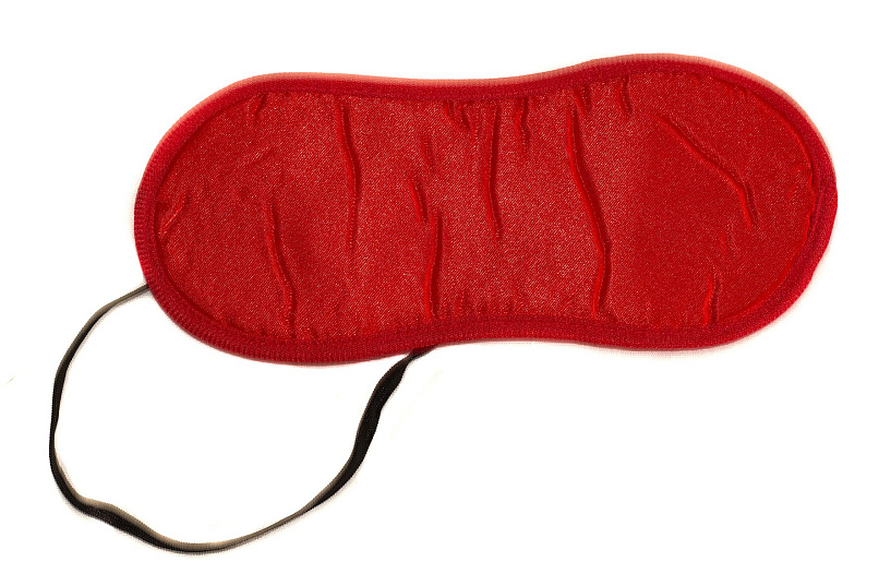 Маска на глаза Lola Toys Bondage Love Mask, красная