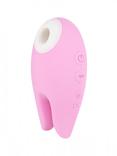 Вакуумно-волновой стимулятор с вибрацией Свободный ассортимент, розовый