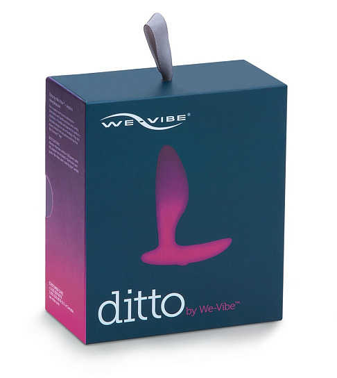 Анальная вибровтулка We-Vibe Ditto с пультом ДУ, фиолетовая