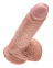 Реалистик с мошонкой на присоске Cock with Balls King Cock 13.5 см, телесный Реалистик с мошонкой на присоске Cock with Balls King Cock 13.5 см, телесный