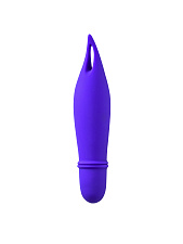 Мини-вибратор Universe Gentle Thorn с вибро ушком, фиолетовый