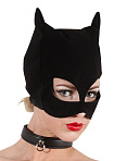 Полушлем-маска кошки Katzenmaske, черная