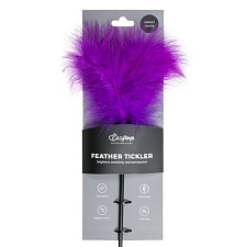 Щекоталка для тиклинга Easytoys Feather, фиолетовая