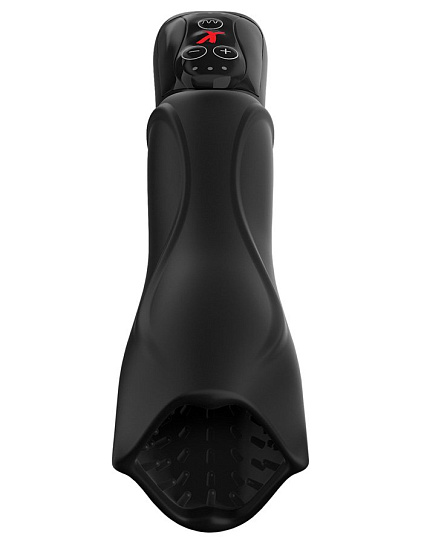 Вибромастурбатор-ротатор Vibrating Roto-Teazer PDX Elite, черный