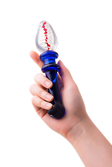 Двусторонний фаллос для вагинальной и анальной стимуляции, 18 см