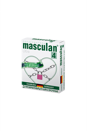 Ультра прочные презервативы Masculan Ultra 4, 3 шт