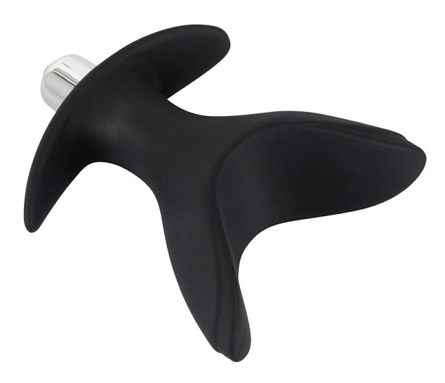 Анальная вибровтулка Black Velvets Vibrating Anchor, черная
