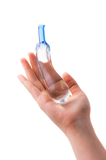 Нереалистичный фаллоимитатор Sexus Glass 14,5 см