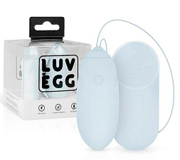 Вибро яйцо LUV EGG с дистанционным управлением, голубое