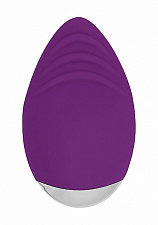 Мини-вибратор NANCI с10 виброрежимами, 10.5 см, пурпурный