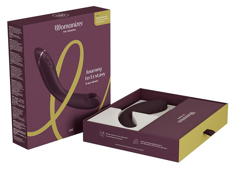 Стимулятор с технологией Pleasure Air для точки G Womanizer OG, фиолетовый Стимулятор с технологией Pleasure Air для точки G Womanizer OG, фиолетовый