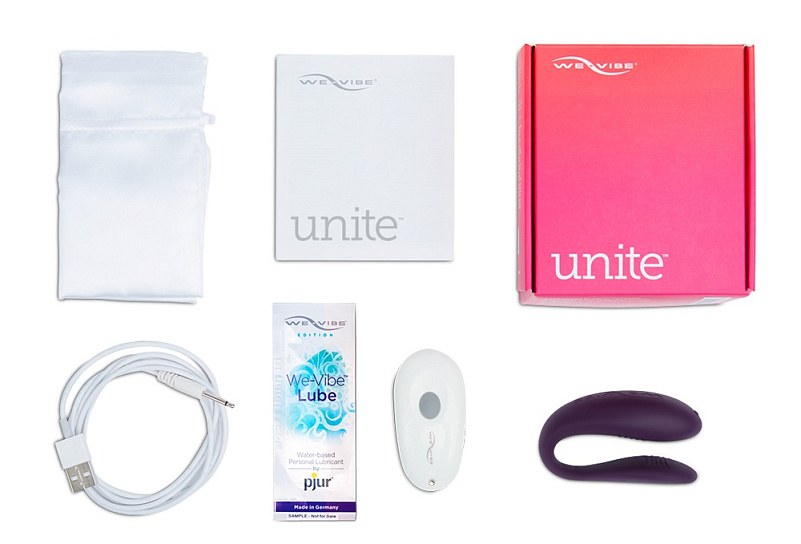 Гибкий Hands-Free вибратор для пар We-Vibe Unite 2.0, фиолетовый