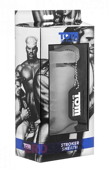 Насадка для утолщения члена Tom of Finland с открытым кончиком