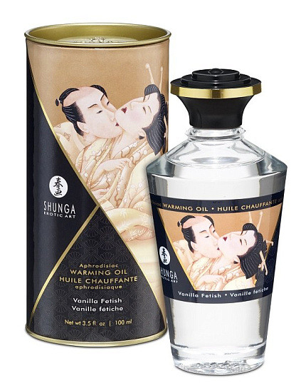 Согревающий гель для массажа Vanilla Fetish, съедобный, 100 мл