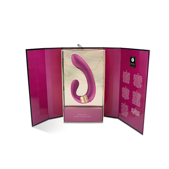 Вибратор для клитора и точки G Shunga Miyo, малиновый