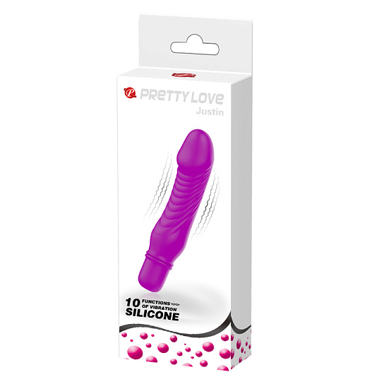 Мини вибратор с выделенной головкой PrettyLove Justin