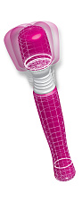 Вибратор Wand для интимных зон Mini Wanachi Massager, розовый, 17см