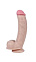 Реалистичный фаллоимитатор REAL с мошонкой, 19 см