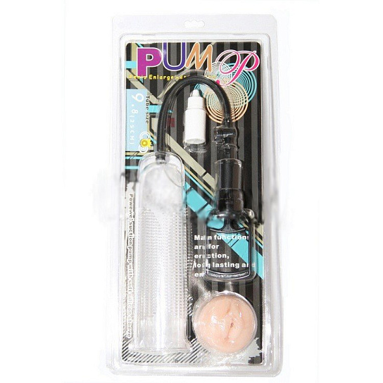 Ручная вакуумная помпа для мужчин BAILE 24 см