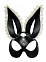 Маска-заяц BDSM-Арсенал, белое кружево