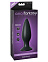 Пробка большая с вибрацией Anal Plug, черная