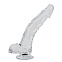 Фаллоимитатор Adrien Lastic Stallion Jelly Dildo с мошонкой, прозрачный