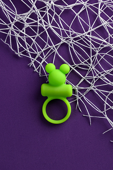 Эрекционное виброкольцо A-Toys by Toyfa Chio, зеленое