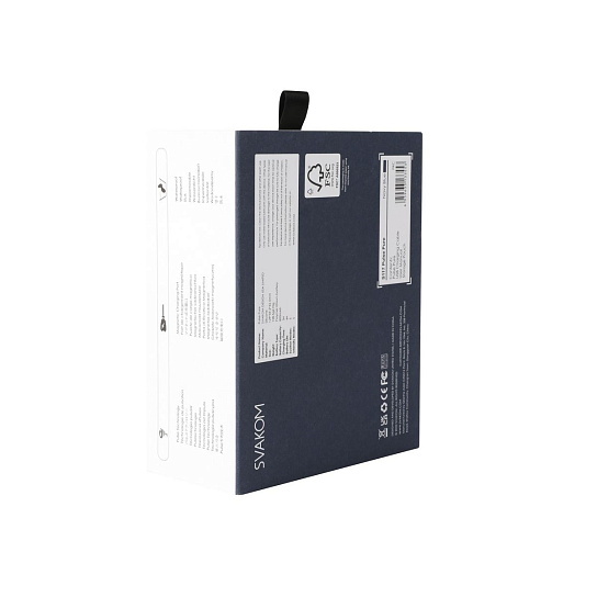 Вакуумно-волновой стимулятор клитора Svakom Pulse Pure, темно-синий