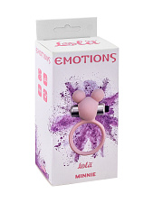 Эрекционное виброколечко Emotions Minnie Light, розовое