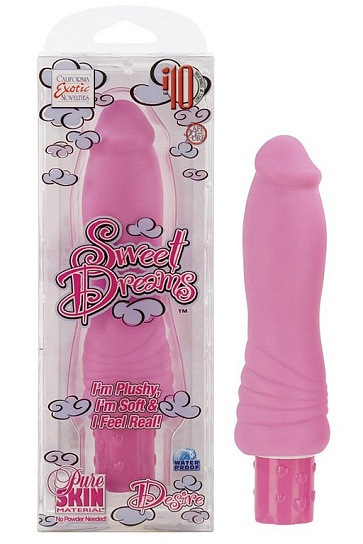 Вибромассажер из материала PureSkin SWEET DREAMS