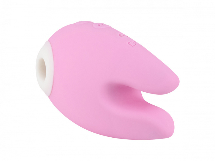 Вакуумно-волновой стимулятор с вибрацией Свободный ассортимент, розовый