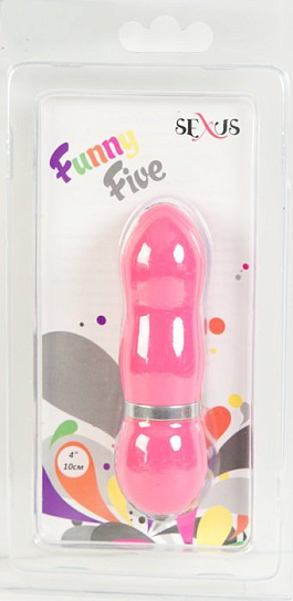 Вибратор MINI SEXUS с напылением, 10.5 см, розовый