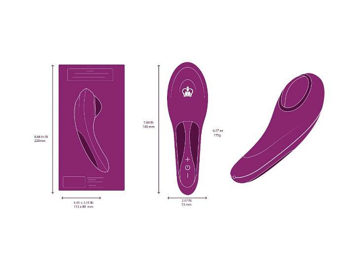 Инновационный вибромассажёр HotOctopuss PULSE QUEEN