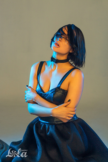 Ошейник регулируемый с бантиком Decadence