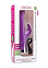 Вибратор с клиторальным отростком в виде зайчика RABBIT, фиолетовый