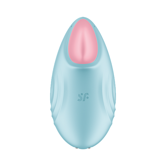 Мини-вибратор Satisfyer Tropical Tip с управлением через приложение, голубой Мини-вибратор Satisfyer Tropical Tip с управлением через приложение, голубой