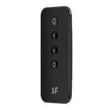 Виброяйцо Satisfyer Ribbed Petal Connect App с пультом ДУ, черное