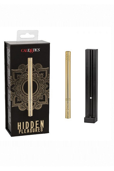 Ультратонкий вибромассажер Hidden Pleasures, золотистый