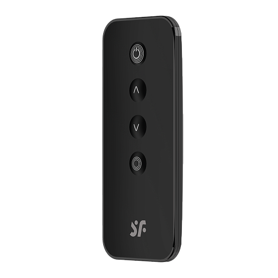 Виброяйцо Satisfyer Ribbed Petal Connect App с пультом ДУ, черное