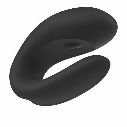 Вибромассажер для пар Satisfyer Double Joy с 2-я моторами, черный