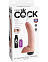 Фаллоимитатор с эффектом семяизвержения KING COCK 9, 18,4 см