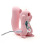 Вакуумный стимулятор клитора Белочка KisToy Miss UU, розовый