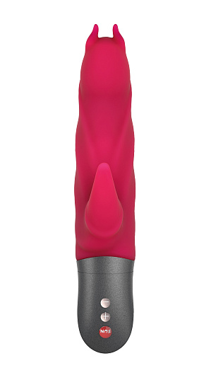 Мощный вибратор Darling Devil Battery + с клиторальным отростком, розовый