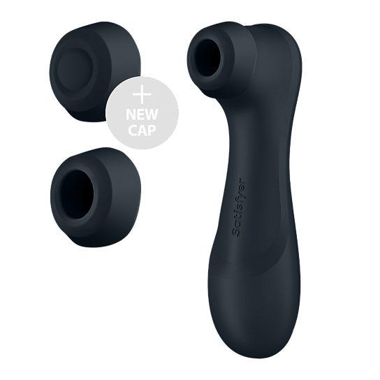 Бесконтактный стимулятор клитора с приложением Satisfyer Pro 2 Generation 3, черный
