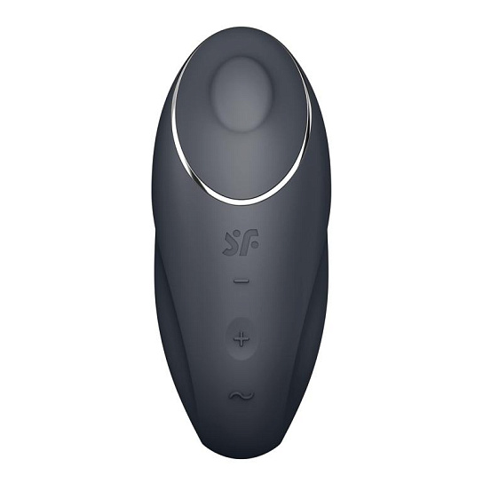 Вибростимулятор с функцией "жидкий воздух" Tap & Climax 1 Satisfyer, черный